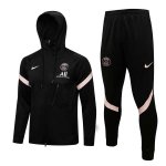 Felpa Cappuccio PSG 2022 Nero Rosa Felpa Cappuccio PSG 2022 Nero Rosa