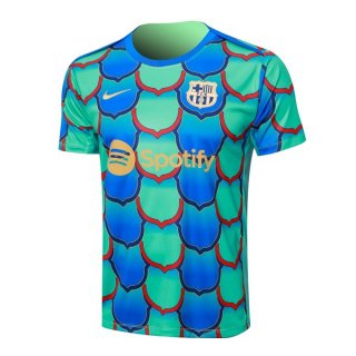 Maglia Formazione Barcellona 2024/2025 Verde Blu