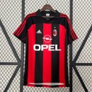 Thailandia Maglia AC Milan Prima Retro 2000 2002