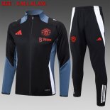 Giacca Manchester United 2024/2025 Nero Grigio 2