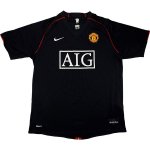 Thailandia Maglia Manchester United Terza Retro 2007 2008 Nero Thailandia Maglia Manchester United Terza Retro 2007 2008 Nero