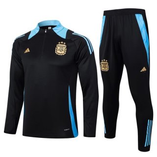 Felpa Allenamento Argentina 2024/2025 Nero Blu 3