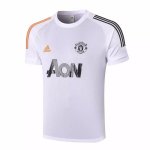 Maglia Formazione Manchester United 2020/2021 Bianco Arancione Nero Maglia Formazione Manchester United 2020/2021 Bianco Arancione Nero