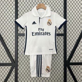 Maglia Real Madrid Prima Retro Bambino 2016 2017