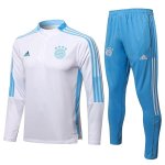 Giacca Bayern Monaco 2022 Bianco Blu Giacca Bayern Monaco 2022 Bianco Blu