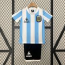 Maglia Argentina Prima Retro Bambino 1986