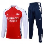 Felpa Allenamento Arsenal 2024/2025 Rosso Bianco 3