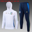 Bambino Felpa Cappuccio Italia 2024/2025 Bianco 3