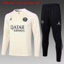 Bambino Felpa Allenamento PSG 2024/2025 Giallo Rosa 3