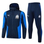Giacca a vento Marseille 2024/2025 Nero Blu Giacca a vento Marseille 2024/2025 Nero Blu
