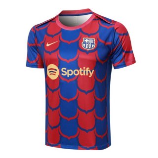 Maglia Formazione Barcellona 2024/2025 Blu Rosso