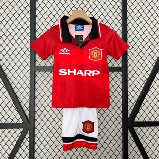 Maglia Manchester United Prima Bambino Retro 1994 1996