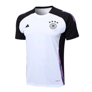 Maglia Formazione Germania 2024/2025 Bianco Nero