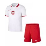 Maglia Polonia Prima Bambino 2021 Bianco Maglia Polonia Prima Bambino 2021 Bianco