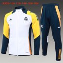 Bambino Giacca Real Madrid 2024/2025 Bianco Giallo 3