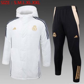 Piumino Real Madrid Set Completo 2024/2025 Bianco