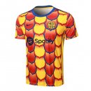 Maglia Formazione Barcellona 2024/2025 Giallo Rosso