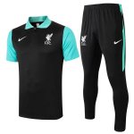 Polo Liverpool Set Completo 2020/2021 Nero Verde Polo Liverpool Set Completo 2020/2021 Nero Verde