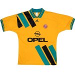 Thailandia Maglia Bayern Monaco Seconda Retro 1993 1995 Giallo Thailandia Maglia Bayern Monaco Seconda Retro 1993 1995 Giallo