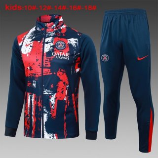 Bambino Giacca PSG 2024/2025 Rosso Blu 3