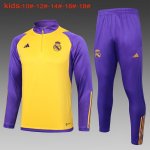 Bambino Felpa Real Madrid 2024/2025 Giallo Porpora Bambino Felpa Real Madrid 2024/2025 Giallo Porpora