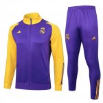 Giacca Real Madrid 2024/2025 Porpora Giallo Giacca Real Madrid 2024/2025 Porpora Giallo