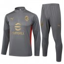 Felpa Allenamento AC Milan 2024/2025 Grigio