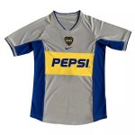Thailandia Maglia Boca Juniors Seconda Retro 2002 Grigio Thailandia Maglia Boca Juniors Seconda Retro 2002 Grigio