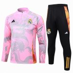 Felpa Allenamento Real Madrid 2024/2025 Rosa 3 Felpa Allenamento Real Madrid 2024/2025 Rosa 3