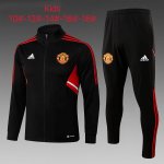 Bambino Giacca Manchester United 2023 Nero Rosso Bambino Giacca Manchester United 2023 Nero Rosso