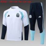 Bambino Felpa Allenamento Argentina 2026/2027 Bianco Bambino Felpa Allenamento Argentina 2026/2027 Bianco