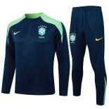 Felpa Allenamento Brasile 2024/2025 Blu Verde 3