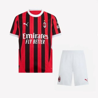 Maglia AC Milan Prima Bambino 2024/2025 Blanco