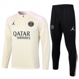 Felpa Allenamento PSG 2024/2025 Giallo Rosa 3