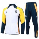 Giacca Real Madrid 2024/2025 Bianco Giallo 3