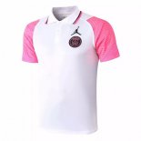 Polo Paris Saint Germain 2020/2021 Bianco Rosa