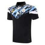 Polo Manchester City 2020/2021 Nero Blu Polo Manchester City 2020/2021 Nero Blu