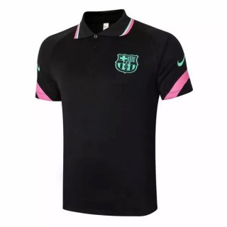 Polo Barcellona 2020/2021 Nero Verde Rosa