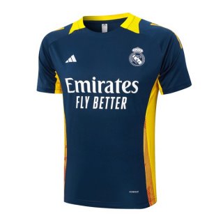 Maglia Formazione Real Madrid 2024/2025 Blu Giallo