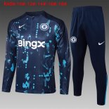 Bambino Felpa Allenamento Chelsea 2024/2025 Blu 2