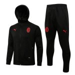 Felpa Cappuccio Set Completo AC Milan 2022/2023 Nero Felpa Cappuccio Set Completo AC Milan 2022/2023 Nero