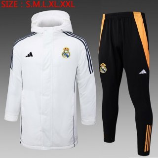 Piumino Real Madrid Set Completo 2024/2025 Bianco 2