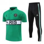 Polo Paris Saint Germain Set Completo 2022/2023 Verde