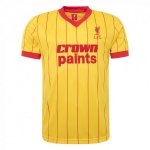 Thailandia Maglia Liverpool Seconda Retro 1982 1983 Giallo Thailandia Maglia Liverpool Seconda Retro 1982 1983 Giallo