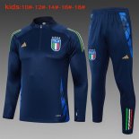 Bambino Felpa Allenamento Italia 2024/2025 Blu 3