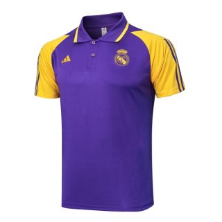 Polo Real Madrid 2024/2025 Porpora Giallo