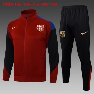 Bambino Giacca Barcellona 2024/2025 Rosso Nero 3