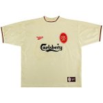 Thailandia Maglia Liverpool Seconda Retro 1996 1997 Bianco Thailandia Maglia Liverpool Seconda Retro 1996 1997 Bianco