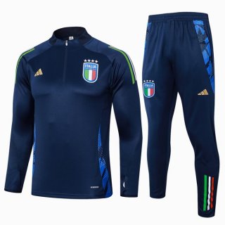 Felpa Allenamento Italia 2024/2025 Blu 3