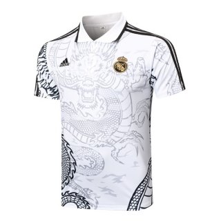 Polo Real Madrid 2024/2025 Bianco Nero 2